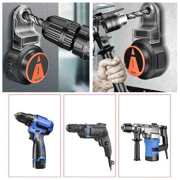 Electric Wall Suction Drill Dust Collector with Laser Level