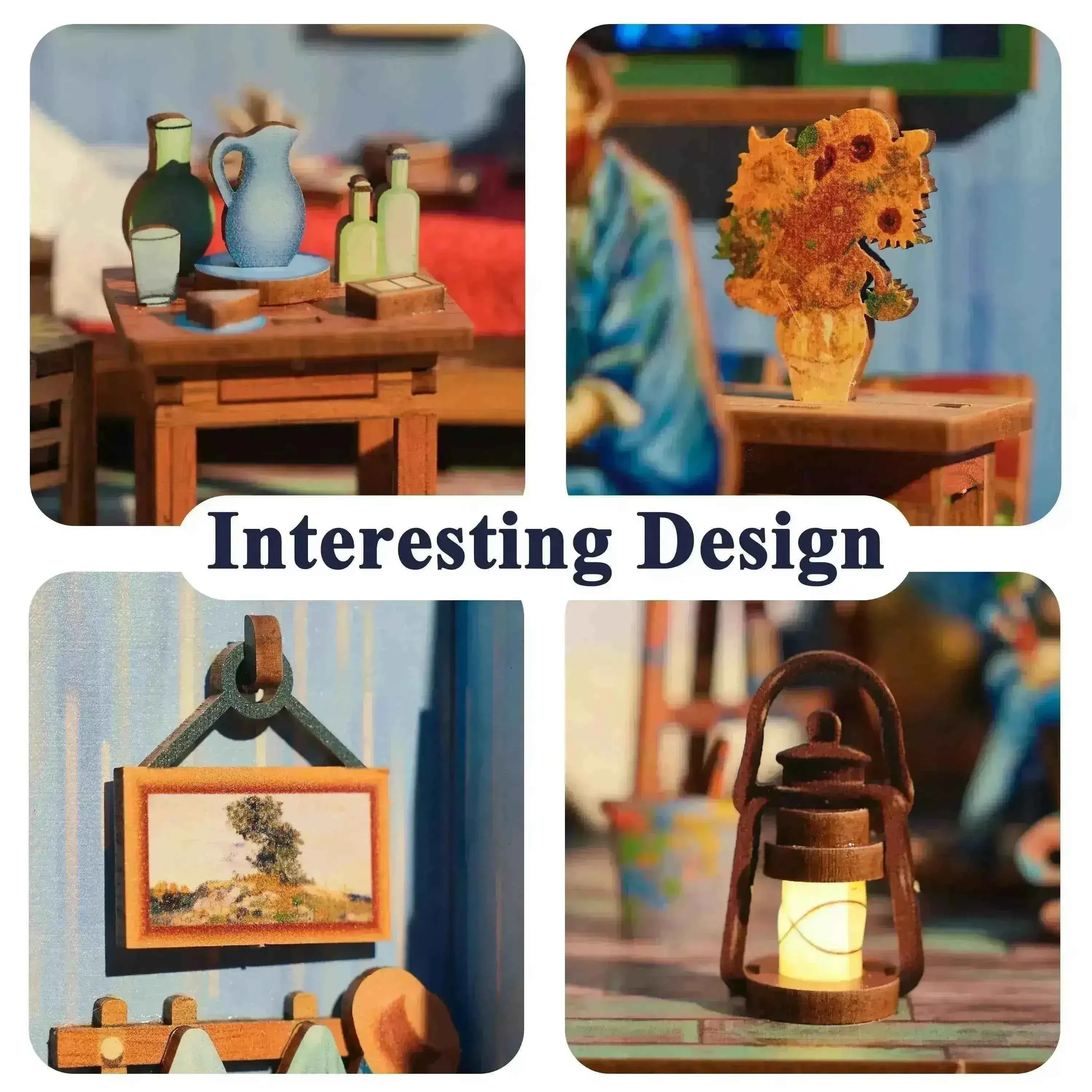 Creative 3D DIY Mini Room Model Kit for Home Decoration