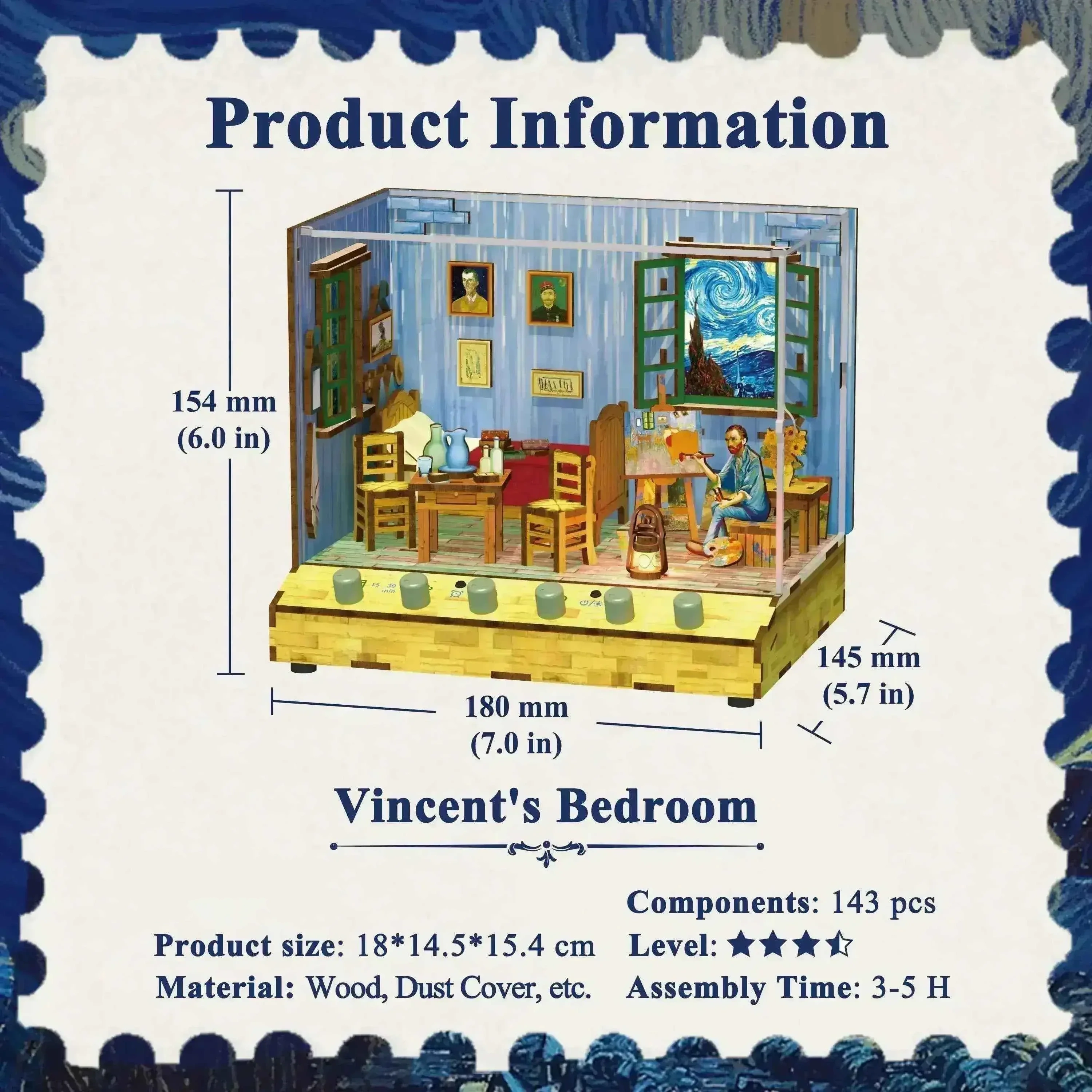 Creative 3D DIY Mini Room Model Kit for Home Decoration