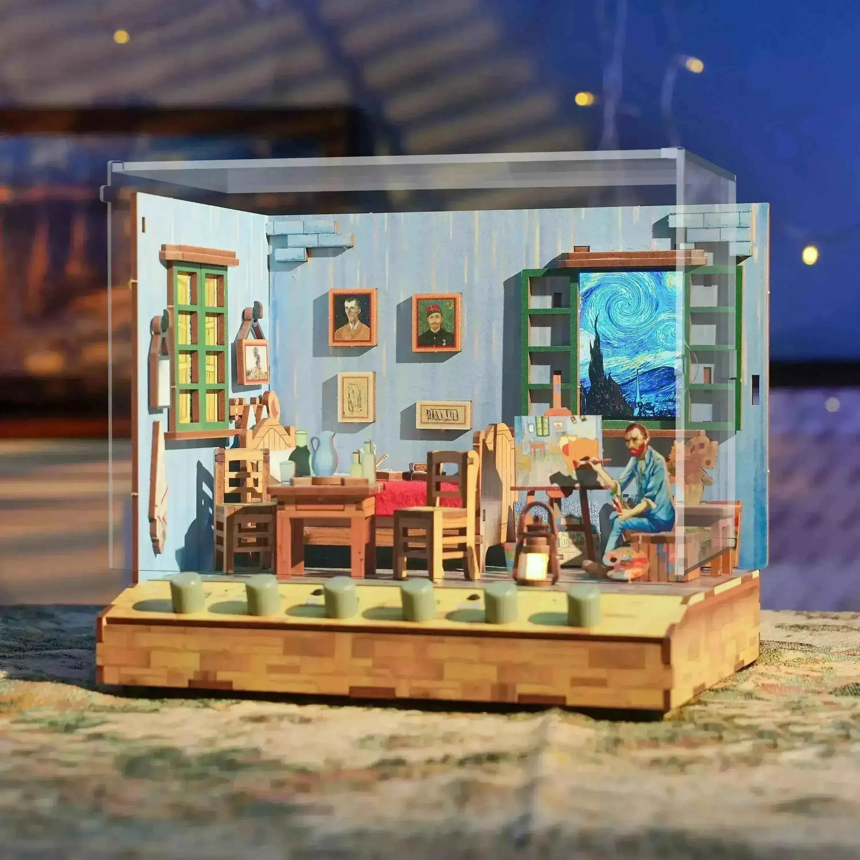 Creative 3D DIY Mini Room Model Kit for Home Decoration