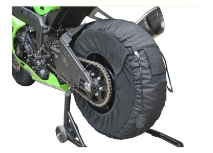 Racing Grade Motorcycle Tire Warmer Set with Dual Heat Zones