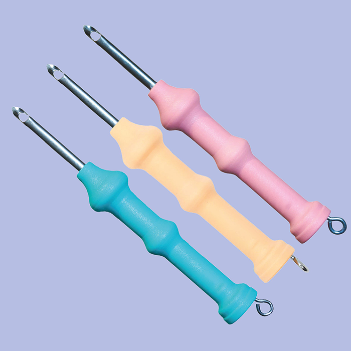 Colored punching needles - punching needles for thick thread