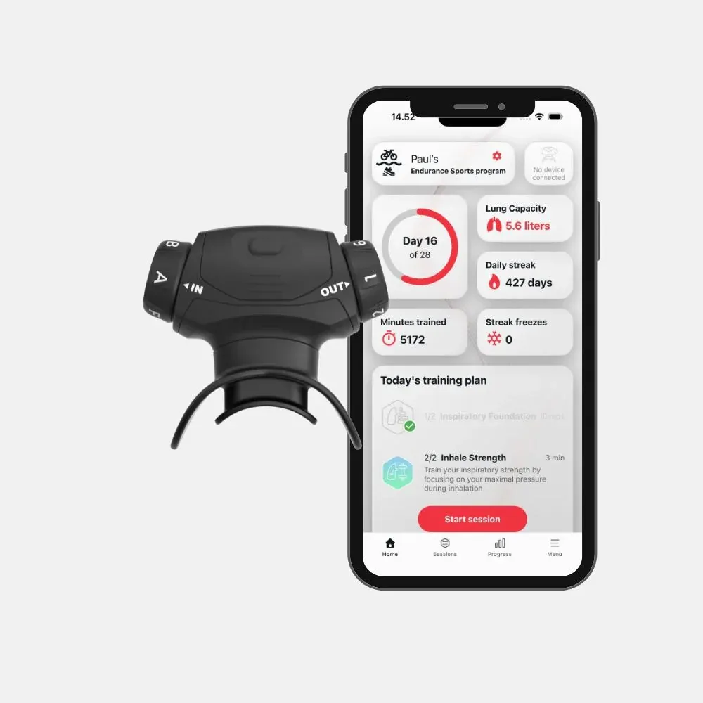 Smart Breathing Trainer Train Smarter, Breathe Better