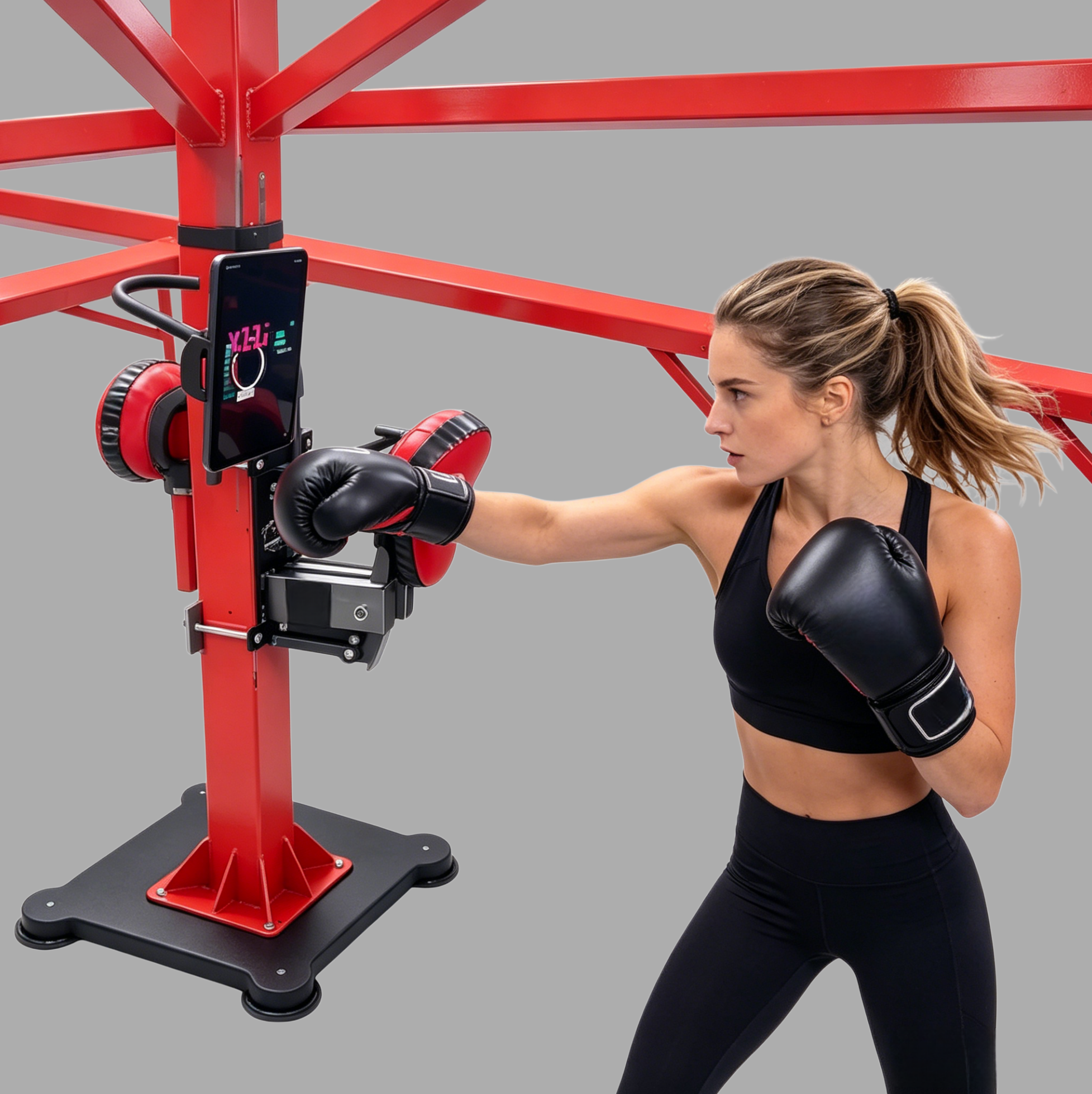 Quick-Mount Boxing Training Platform