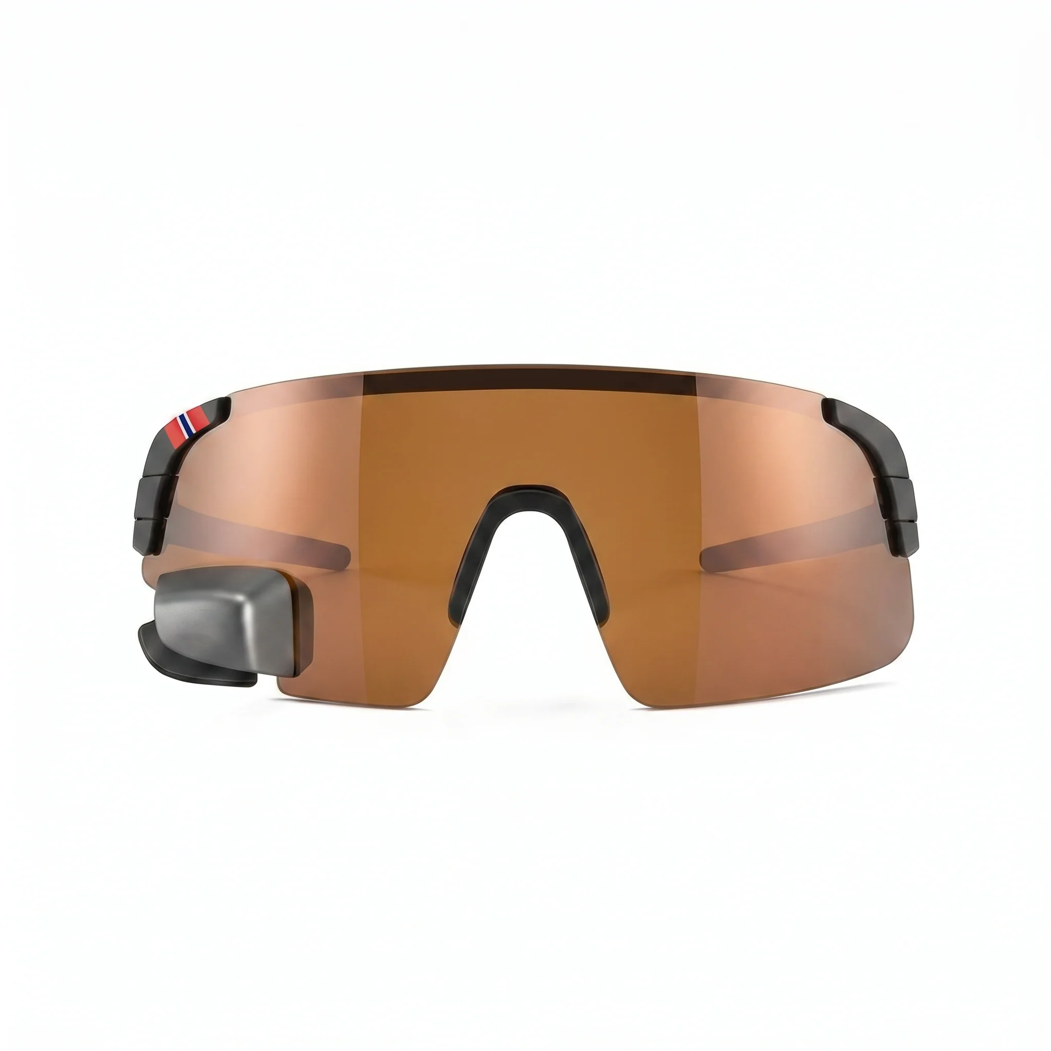 Wraparound Cycling Glasses with Rear Mirror