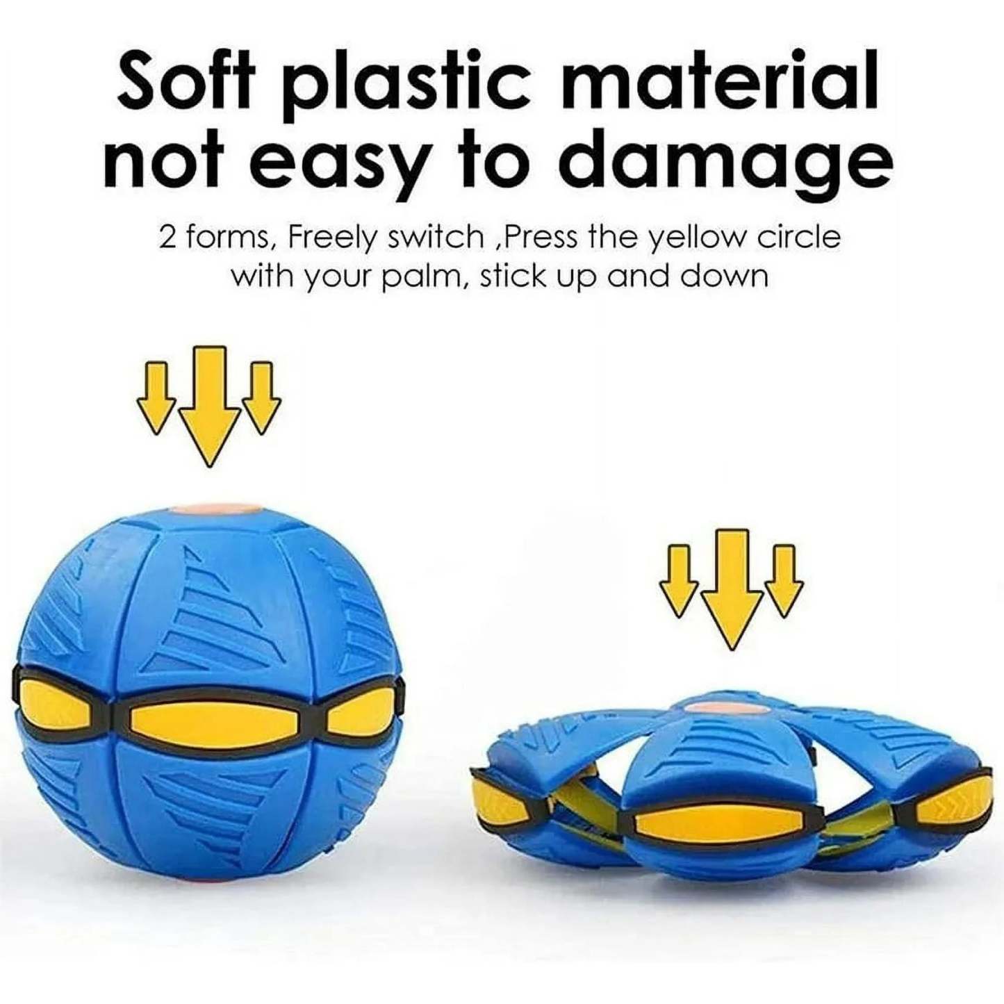 UFO Magic Shape-Shifting LED Flying Toy, Stress Relief Outdoor Fun Toy, Perfect Gift for Boys, Girls, and Kids