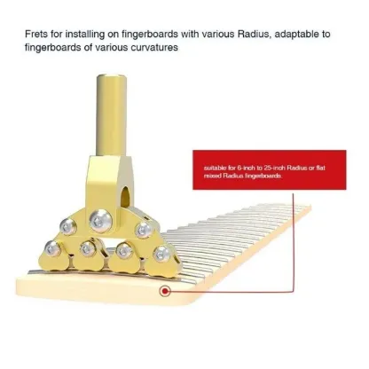 Multi-Radius Fret Press Tool | Game-Changer Guitar Repair Gear For All Acoustic & Electric Guitars