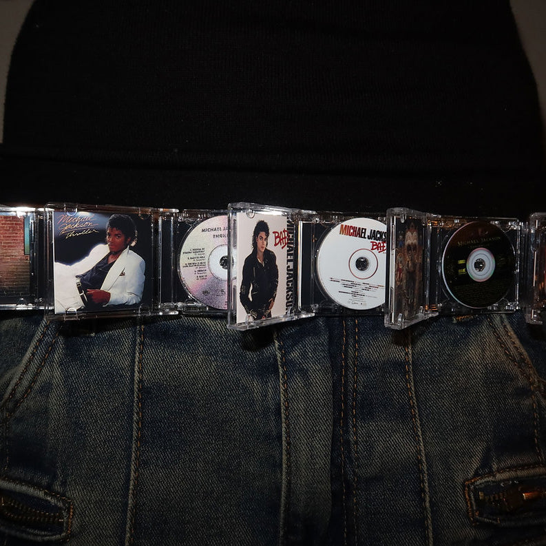 Michael Jackson CD Belt – Handcrafted from 11–13 CDs