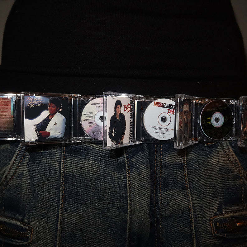 Michael Jackson CD Belt – Handcrafted from 11–13 CDs
