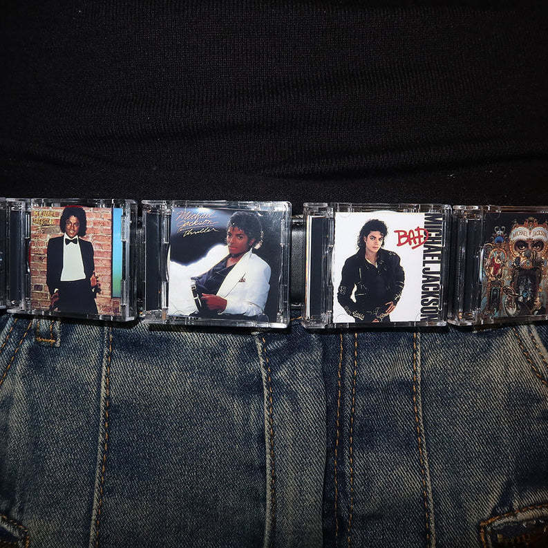 Michael Jackson CD Belt – Handcrafted from 11–13 CDs