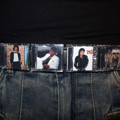 Michael Jackson CD Belt – Handcrafted from 11–13 CDs
