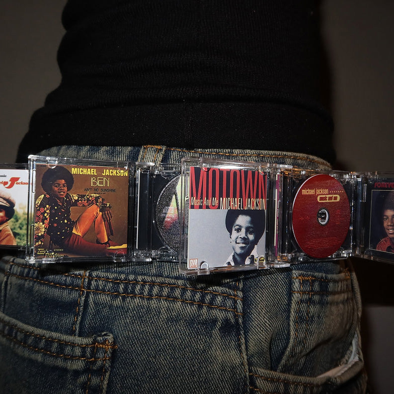 Michael Jackson CD Belt – Handcrafted from 11–13 CDs