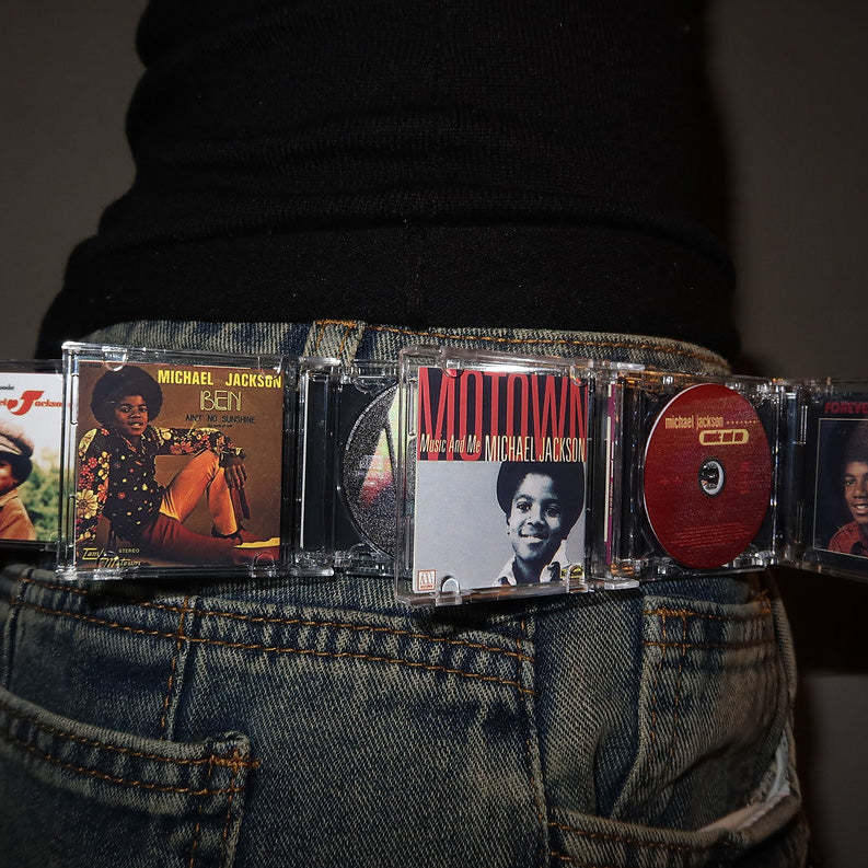 Michael Jackson CD Belt – Handcrafted from 11–13 CDs