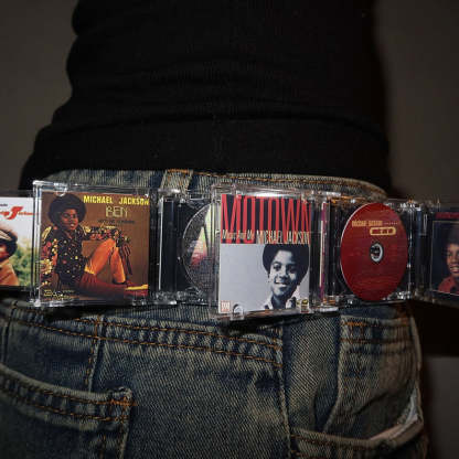 Michael Jackson CD Belt – Handcrafted from 11–13 CDs