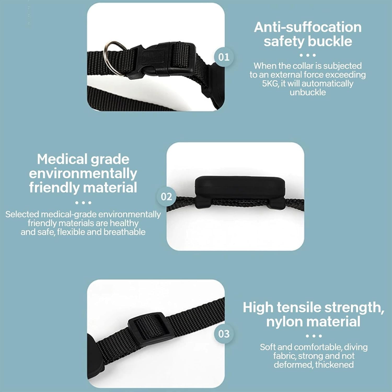 GPS Tracker for Small Dogs & Outdoor Cats – Real-Time Pet Collar Tracker