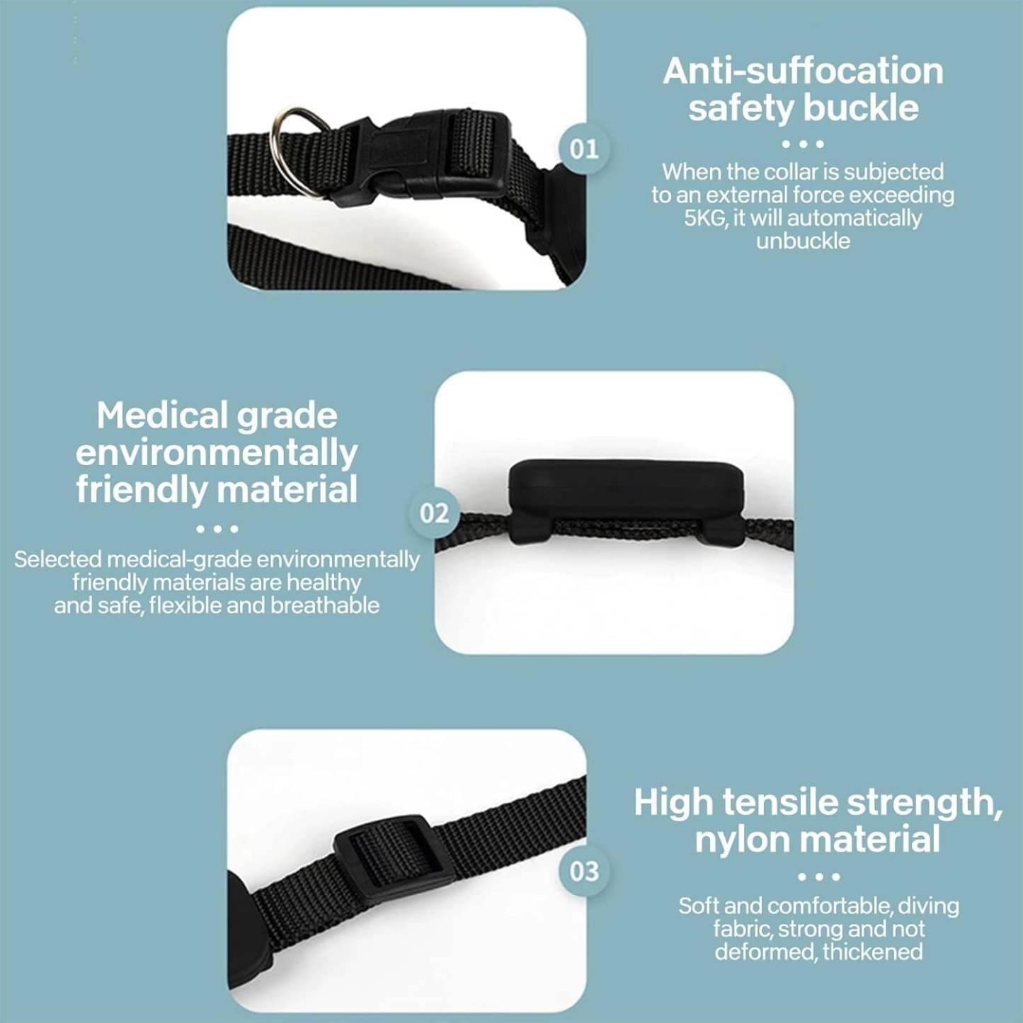 GPS Tracker for Small Dogs & Outdoor Cats – Real-Time Pet Collar Tracker