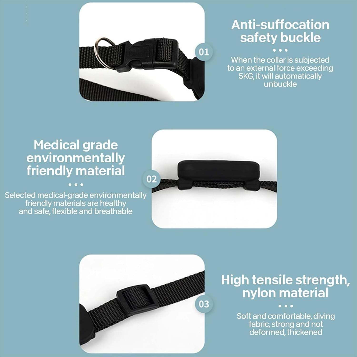 GPS Tracker for Small Dogs & Outdoor Cats – Real-Time Pet Collar Tracker