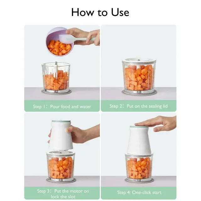 Baby food processor, baby food processor gift set