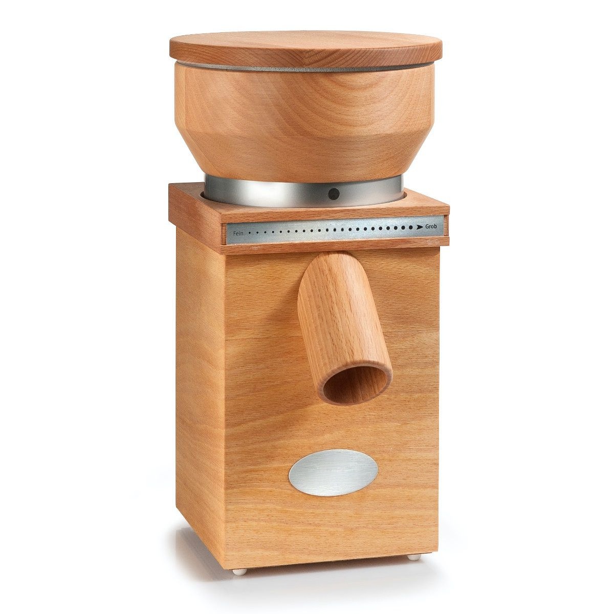 🌾Classic Wooden Grain Mill