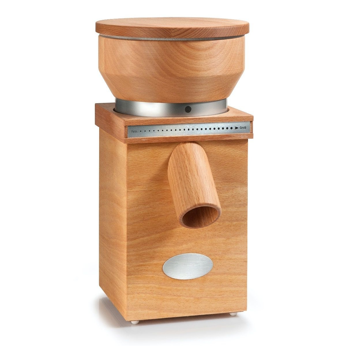 🌾Classic Wooden Grain Mill
