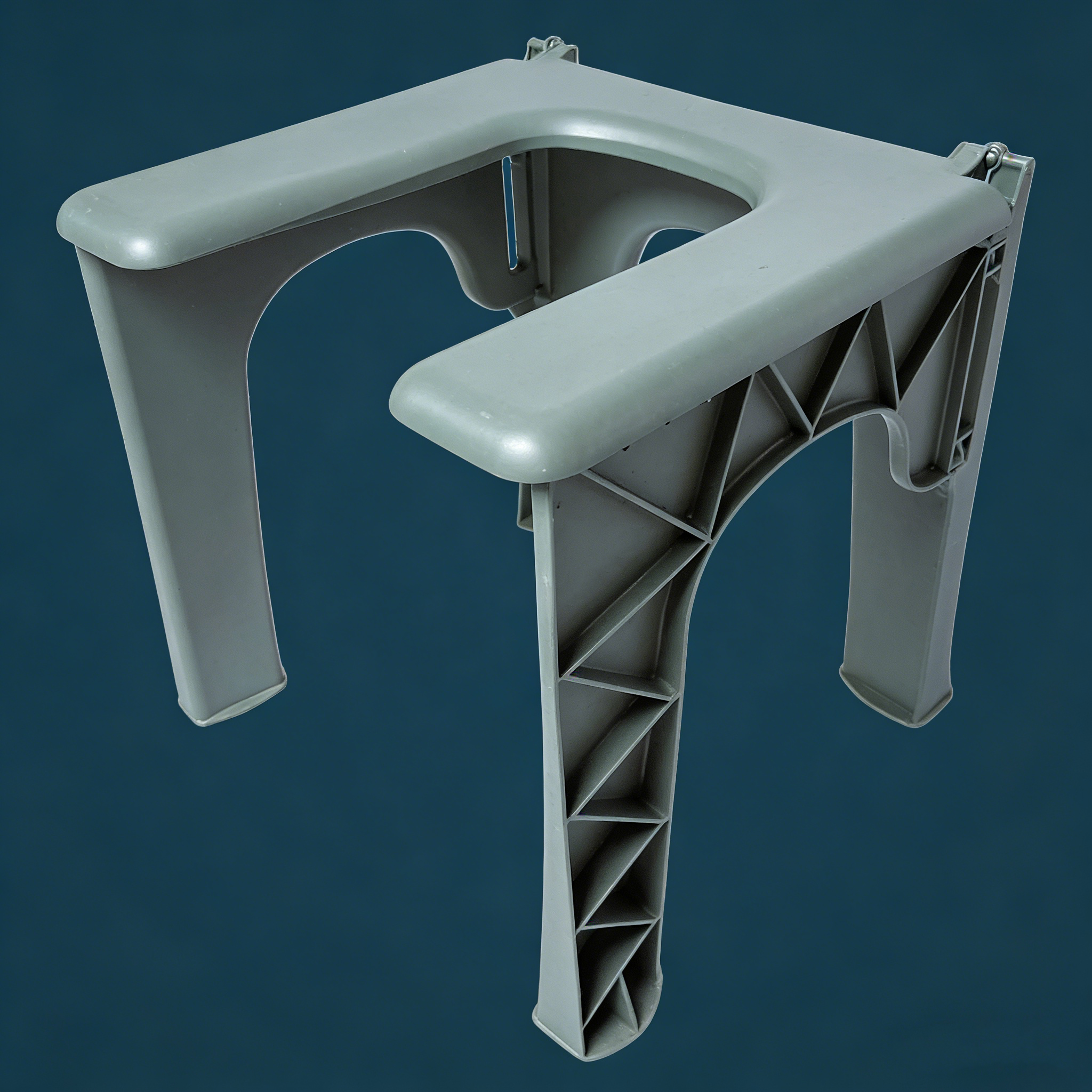 Toilet Chair | Convenient Folding Design, Comfortable and Practical