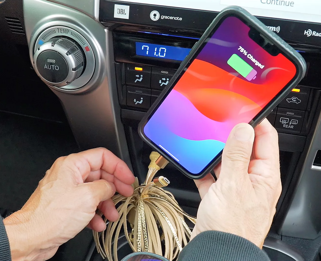 Universal charging cable adapter