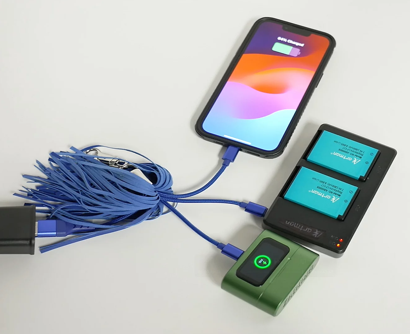 Universal charging cable adapter