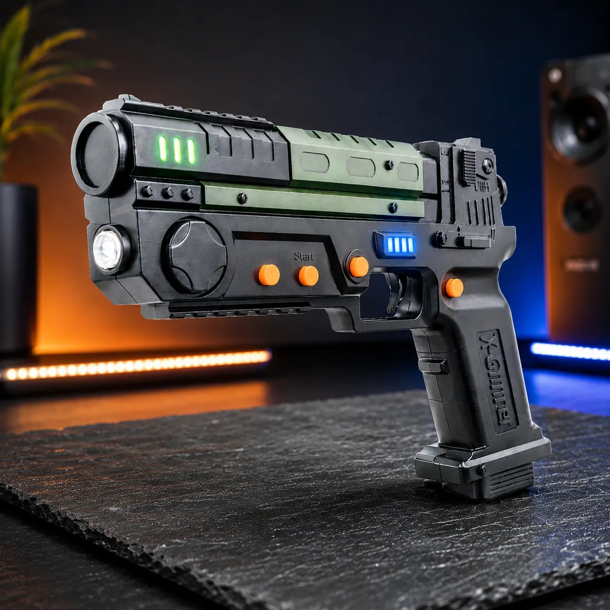 Retro Wireless Arcade Light Gun Controller for PC Shooting Games