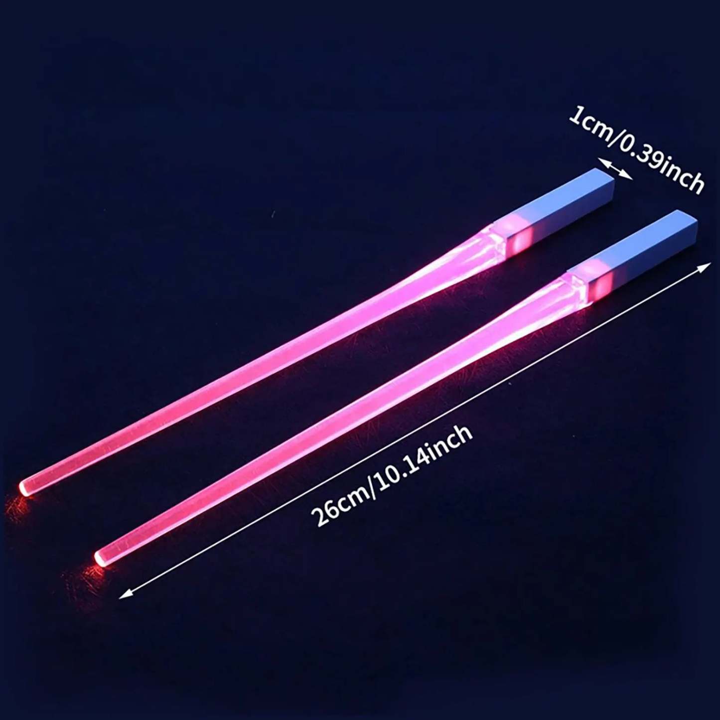 Lightsaber Chopsticks – Light-Up Force-Inspired Eating Utensils