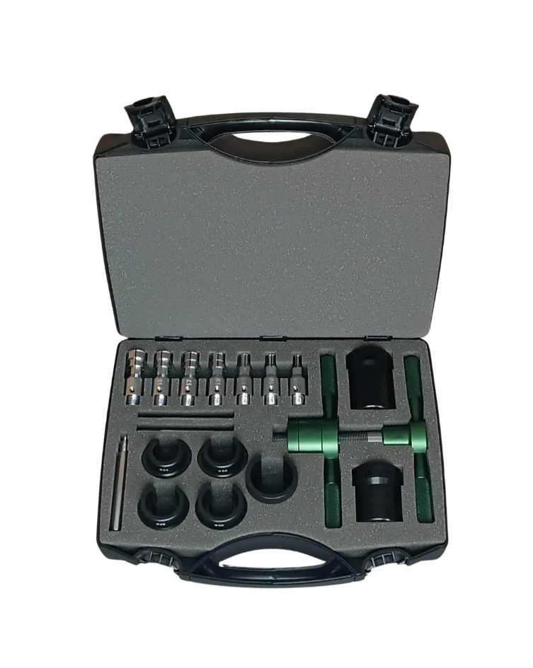 Bike Bearing Extractor Set with Multiple Expansion Adapters