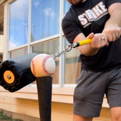 Whip-shaped baseball bat - baseball and softball batting training aid