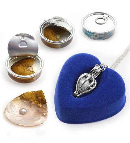 Valentine's Day Pearl Necklace Gift Box