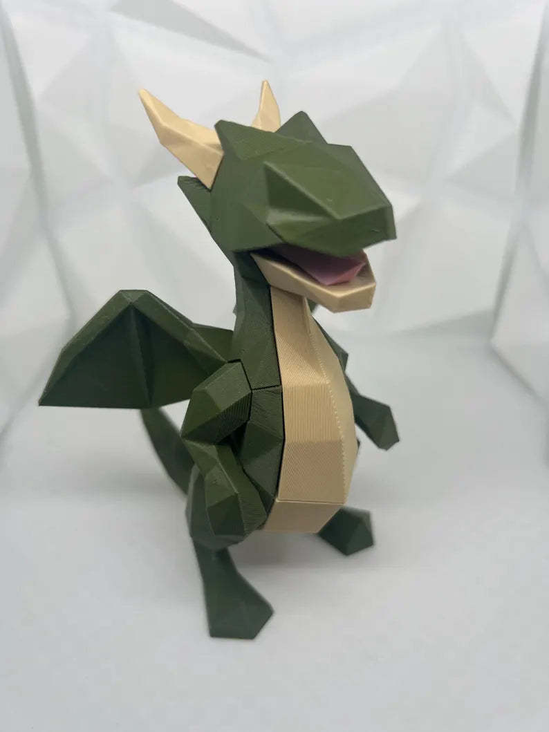 Dragon-shaped puzzle | Magnetic puzzle