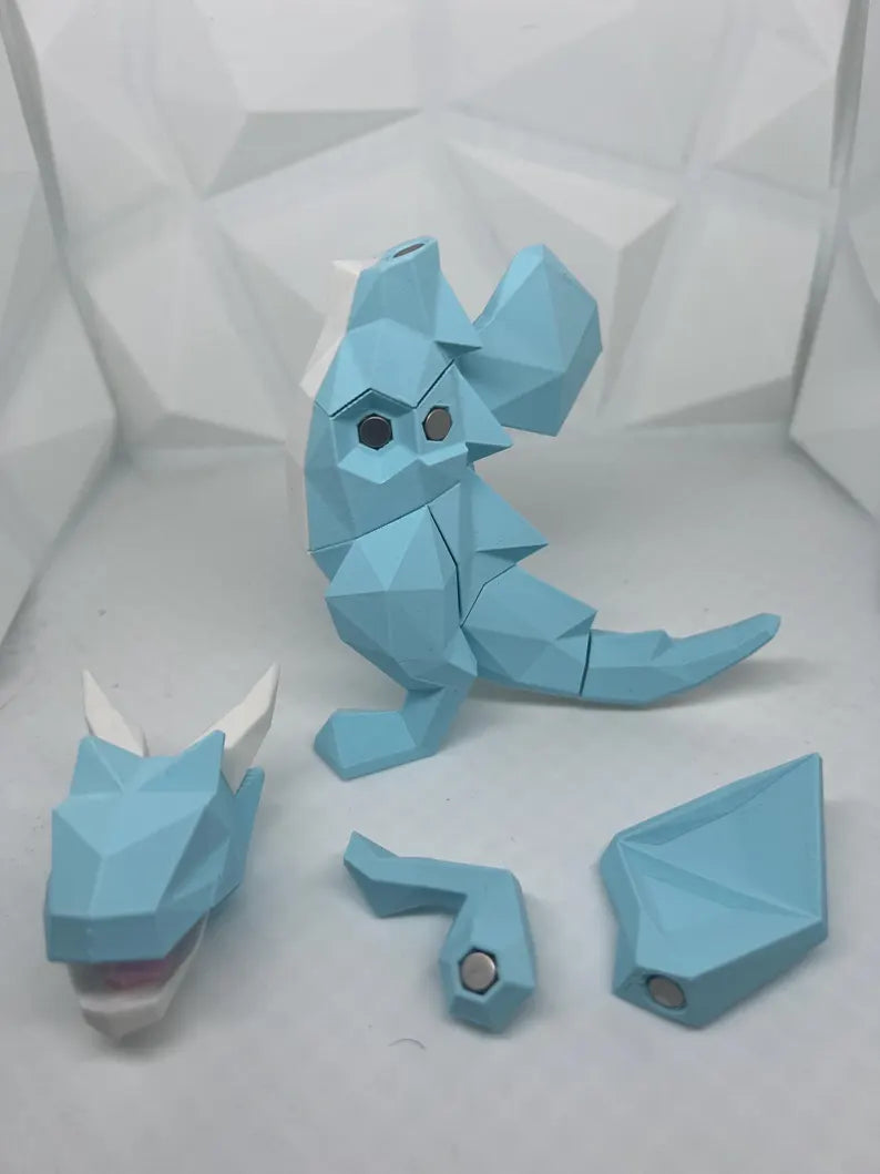 Dragon-shaped puzzle | Magnetic puzzle