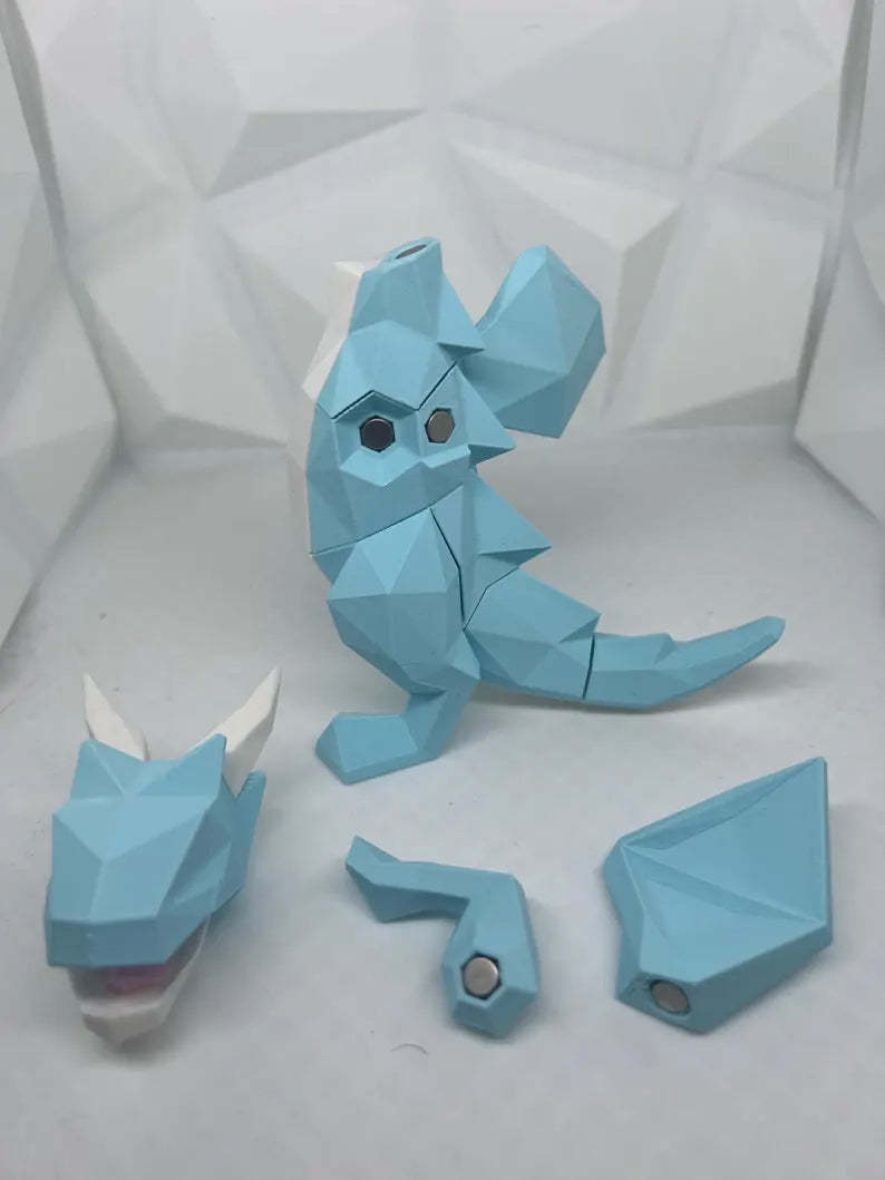 Dragon-shaped puzzle | Magnetic puzzle