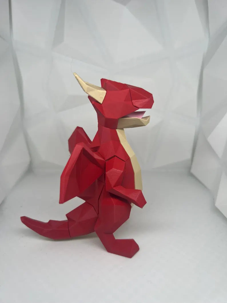 Dragon-shaped puzzle | Magnetic puzzle