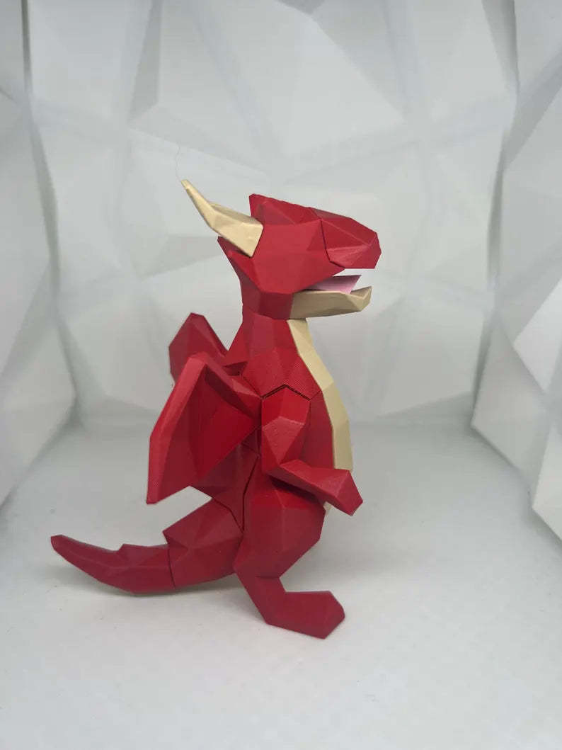 Dragon-shaped puzzle | Magnetic puzzle