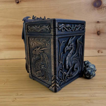 Fantasy-Themed Deck Box & Card Display Frame