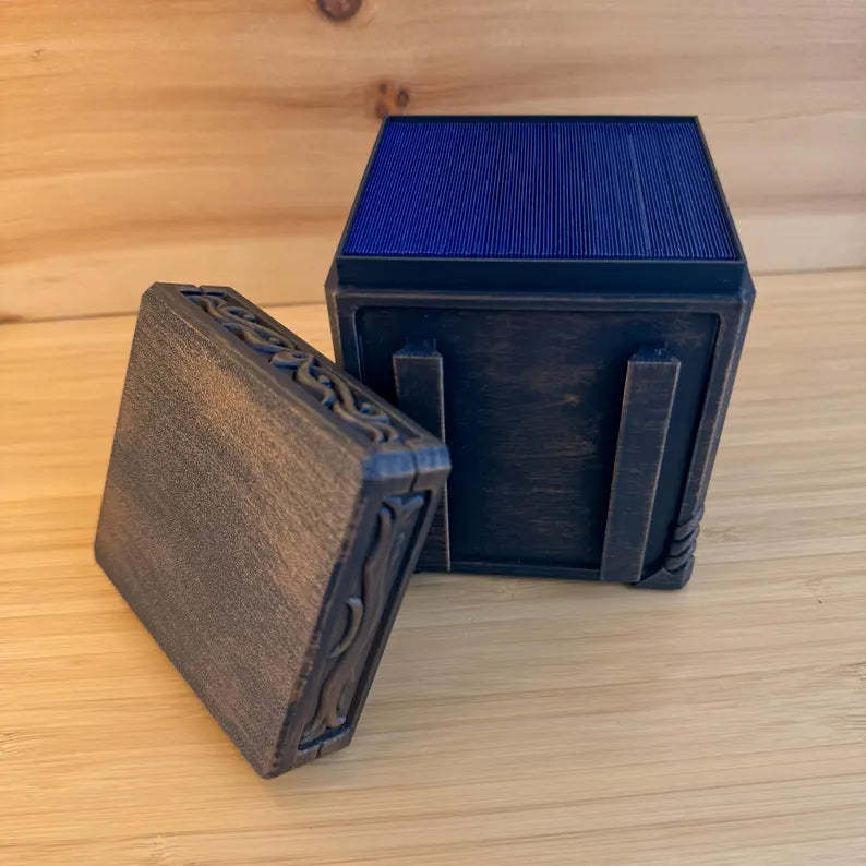 Fantasy-Themed Deck Box & Card Display Frame