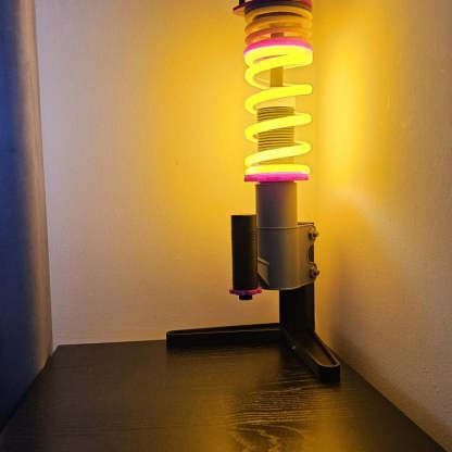 3D Printed Coil Spring LED Desk Lamp – Car Suspension Lamp for Auto Enthusiasts