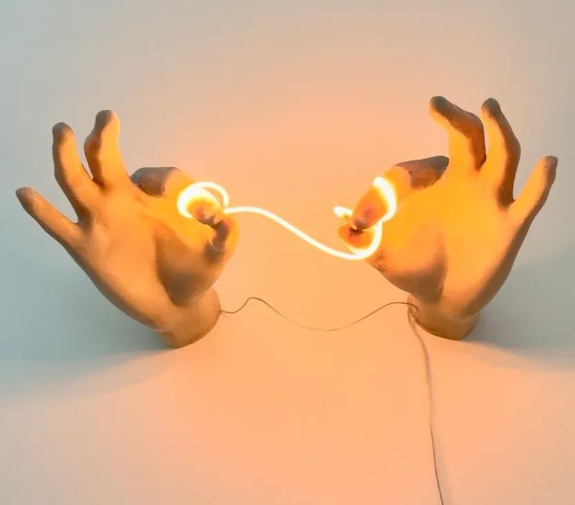 Artistic Hand-Shaped Ambient Lamp