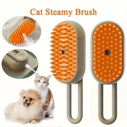 Pet Spray Massage Brush – 2-in-1 Bathing & Grooming Comfort Tool