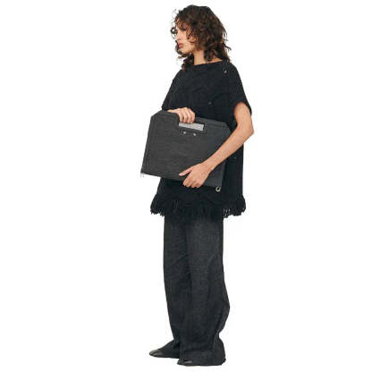 Magnetic Storage Bag – Stylish Cork Laptop Tote