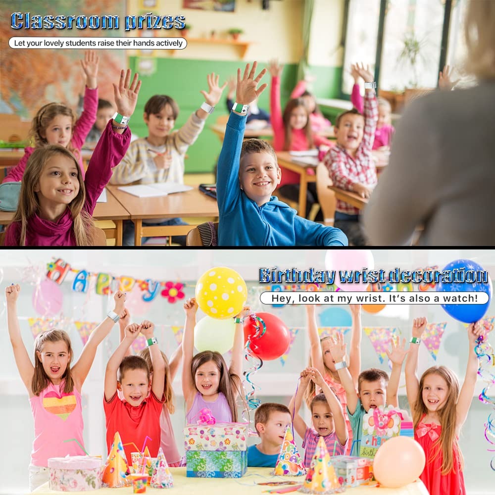 Creative Paper Watch with Digital Display | Waterproof, Magnetic Closure Wristband