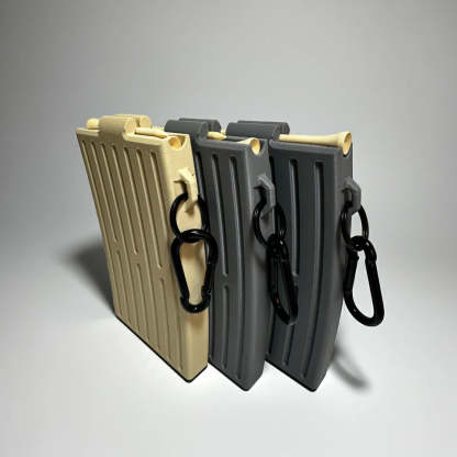 Gunmetal Grey Golf Tee Dispenser – Automatic Golf Tee Dispenser That Securely Attaches to Golf Bag