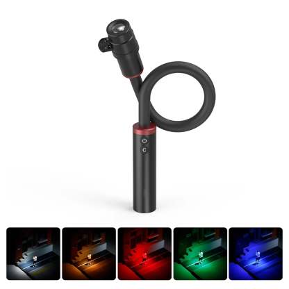 Macro Photography LED Light for Miniatures – 5 Colors, CRI95, Flexible Arm