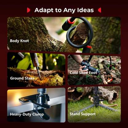 Macro Photography LED Light for Miniatures – 5 Colors, CRI95, Flexible Arm