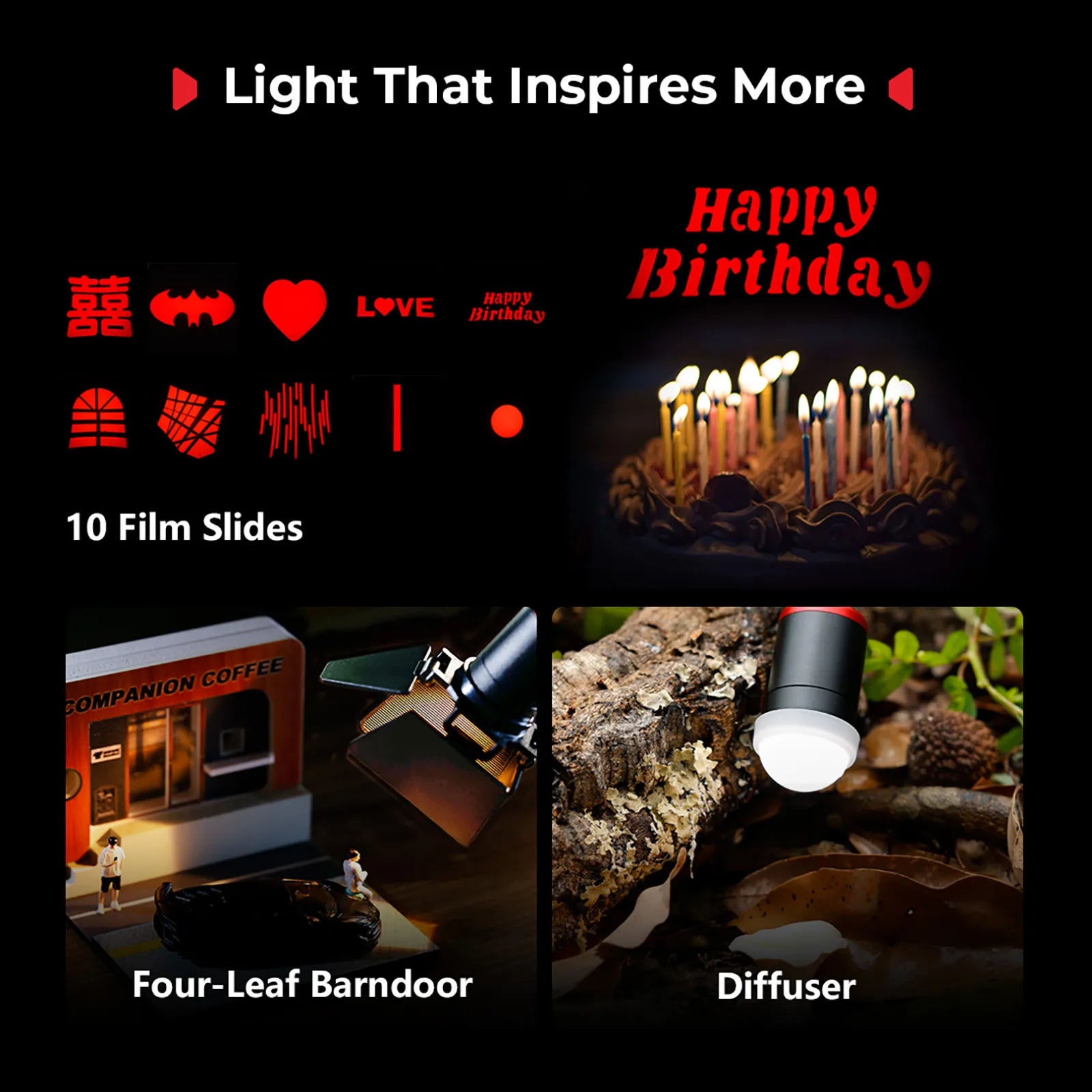 Macro Photography LED Light for Miniatures – 5 Colors, CRI95, Flexible Arm