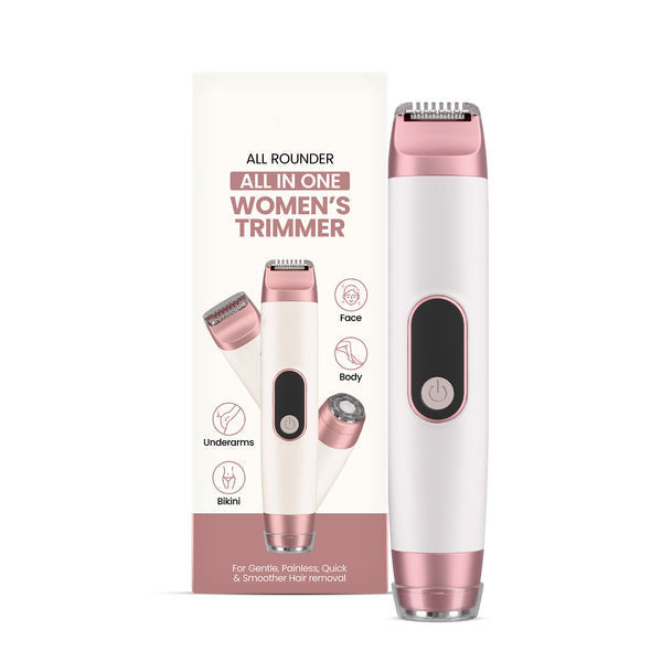 All-in-1 Women’s Trimmer & Epilator – Full Body Grooming Tool