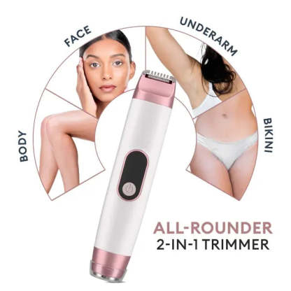 All-in-1 Women’s Trimmer & Epilator – Full Body Grooming Tool